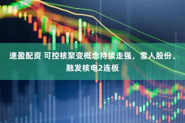 速盈配资 可控核聚变概念持续走强，雪人股份、融发核电2连板