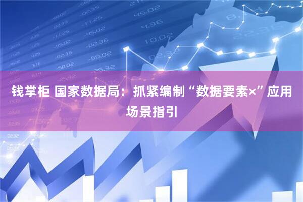 钱掌柜 国家数据局：抓紧编制“数据要素×”应用场景指引