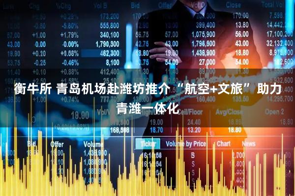 衡牛所 青岛机场赴潍坊推介 “航空+文旅” 助力青潍一体化