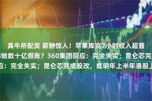 真牛所配资 薪酬惊人！苹果库克7小时收入超普通工人年薪；帮周鸿祎做数十亿假账？360集团回应：完全失实；昆仑芯完成股改，或明年上半年港股上市