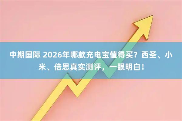 中期国际 2026年哪款充电宝值得买？西圣、小米、倍思真实测评，一眼明白！